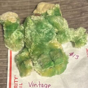 Webkinz Green Tie-Dye Frog Plush